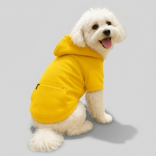 ミリオ・ウィンターフーディー|ふんわり裏起毛のあったかジップポケット付きドッグパーカー