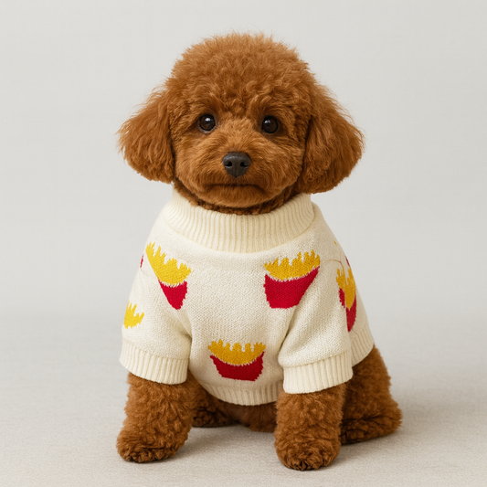 ミリオ・フレンチフライニット|ほっこりあったかドッグセーター