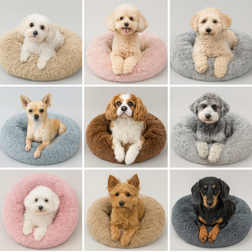 ミリオ・プレミアムふわもこラウンドベッド（40–90cm）｜雲の上のような眠りを届けるCozy Nest