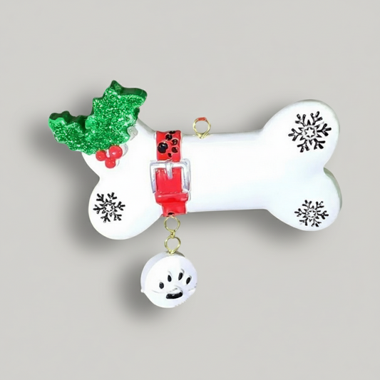 クリスマス 犬ボーンオーナメント